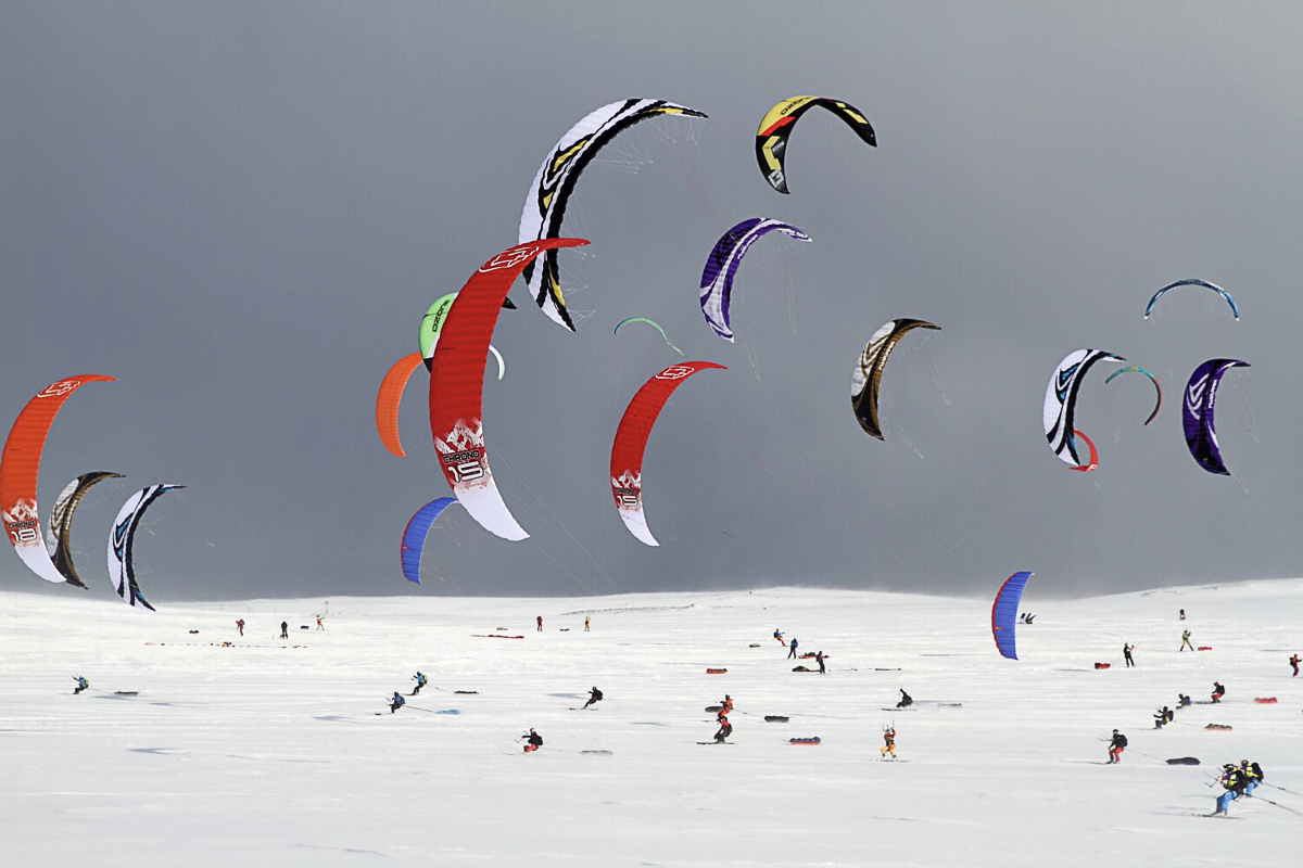 Kites across the Varanger Peningsula
