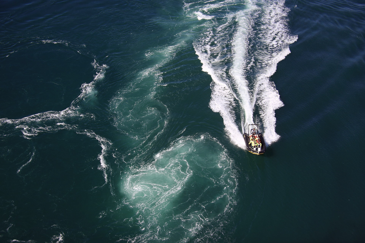 På tur gjennom Saltstraumen