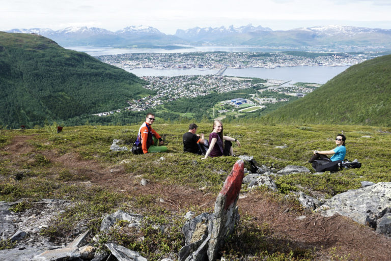 Hiking up the nearby mountains. Within walking distance from the city, you find trails of every difficulty level © Knut Hansvold