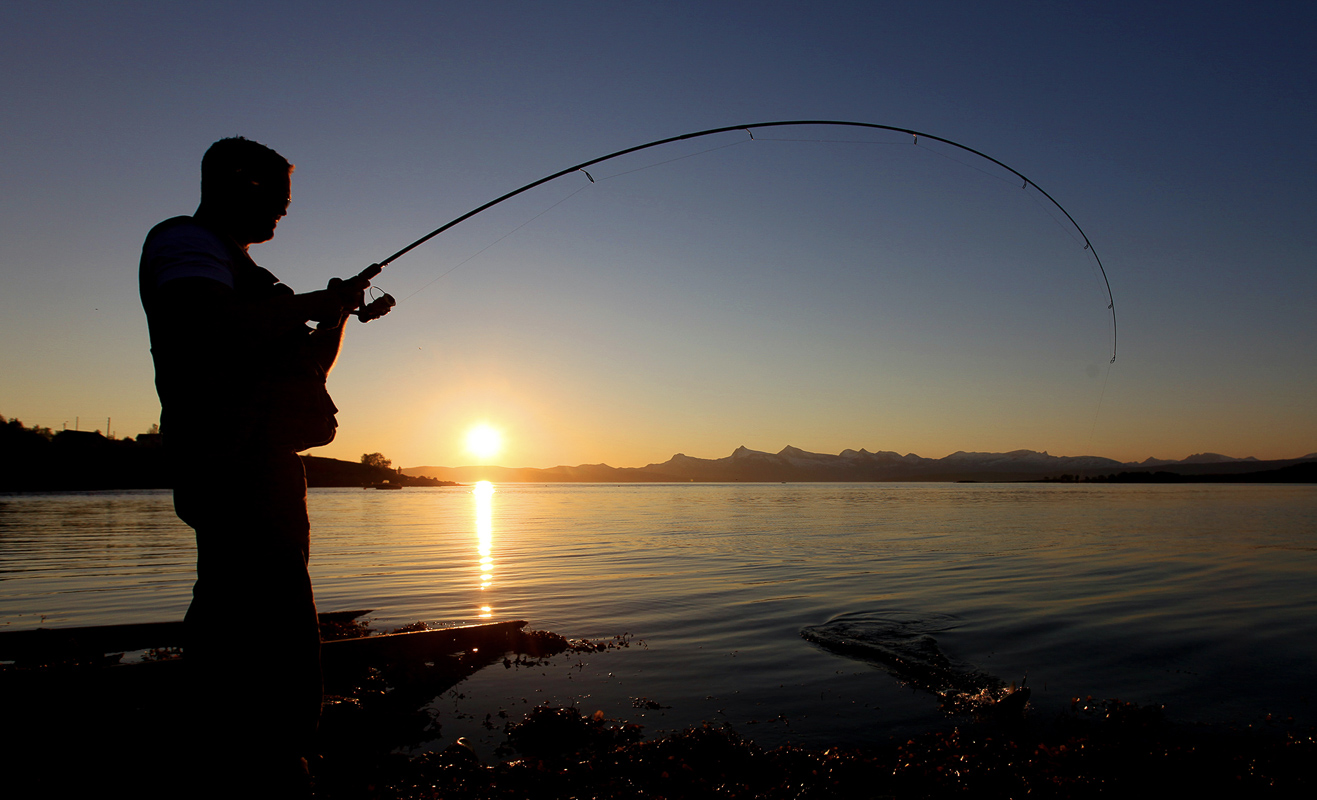 Fishing in Midnight Sun