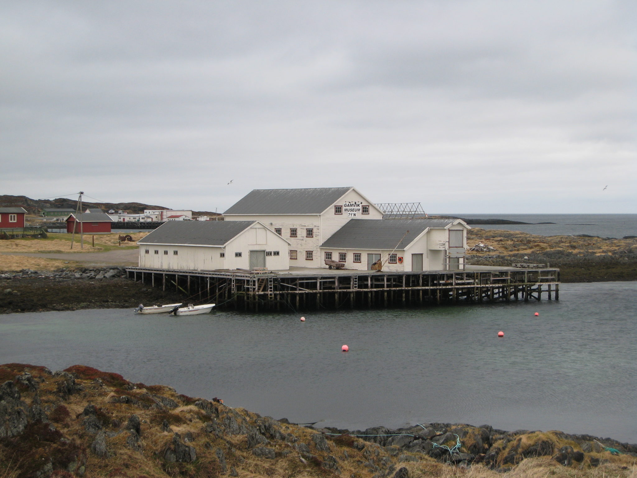 Gamvik museum located on the site of the olf fish processing factory© Nina smedseng