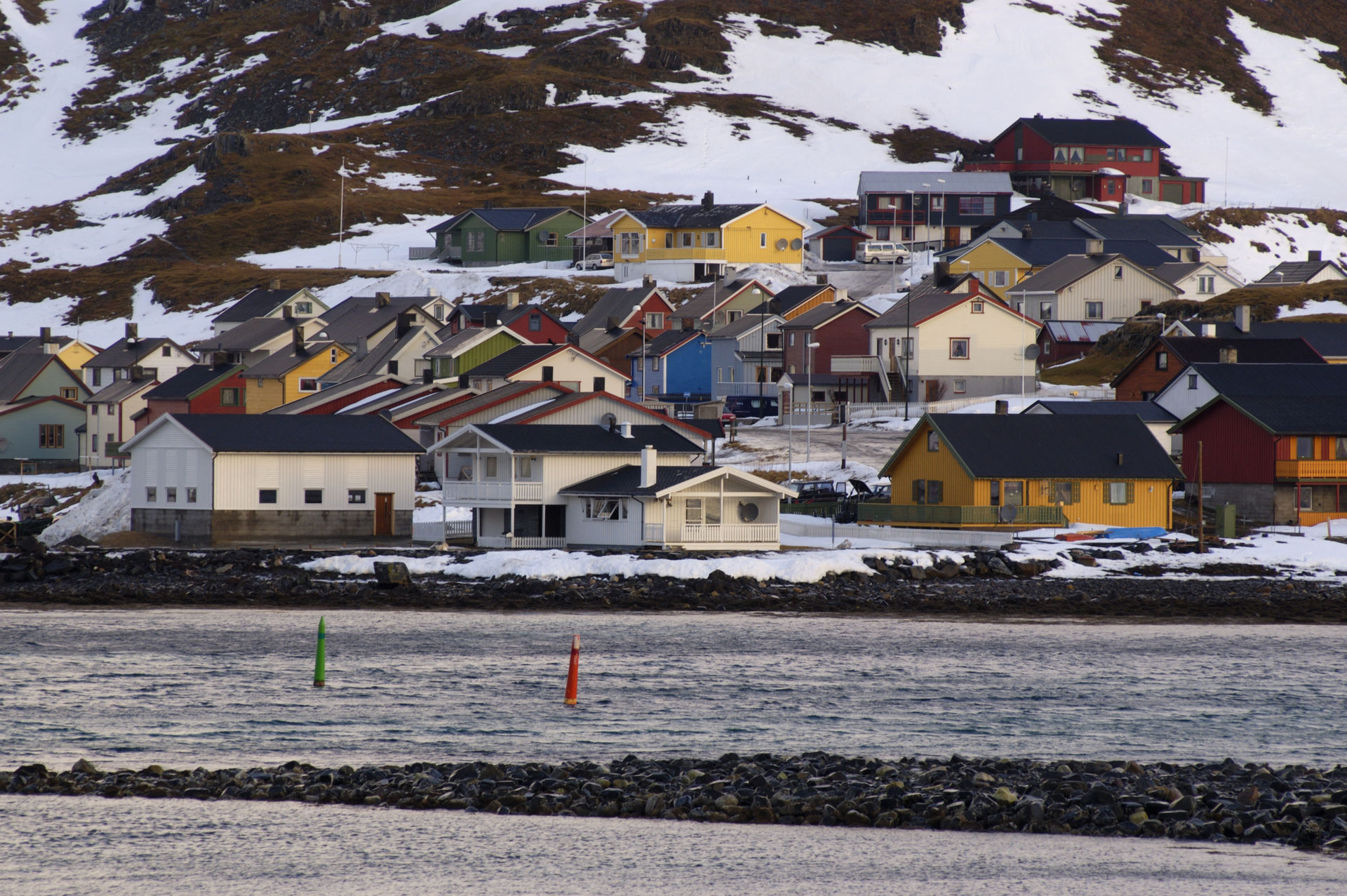 Honningsvåg ligger ved nordkapp