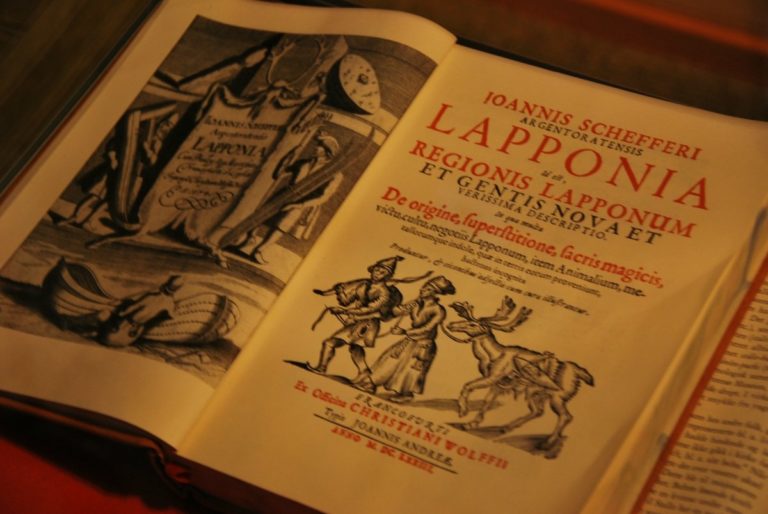Old books at the local museum in Kautokeino. Photo: Knut Hansvold / nordnorge.prod.dekodes.no