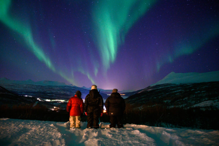 Viewing the Lights over Narvik © Rune Dahl/Visit Narvik