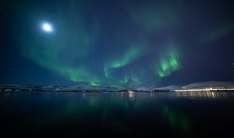 The open sea here means darkness overhead, more than enough to see a great aurora display © William Copeland