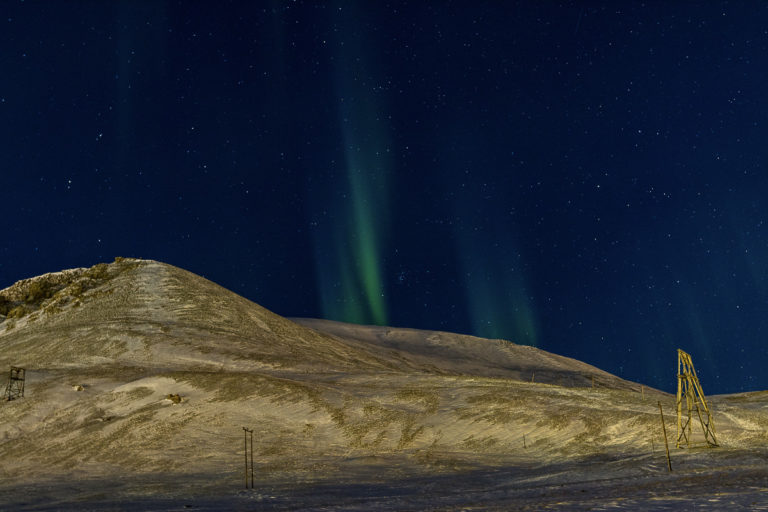 Nordlyset kommer inn fra sør © Jarle Røssland 