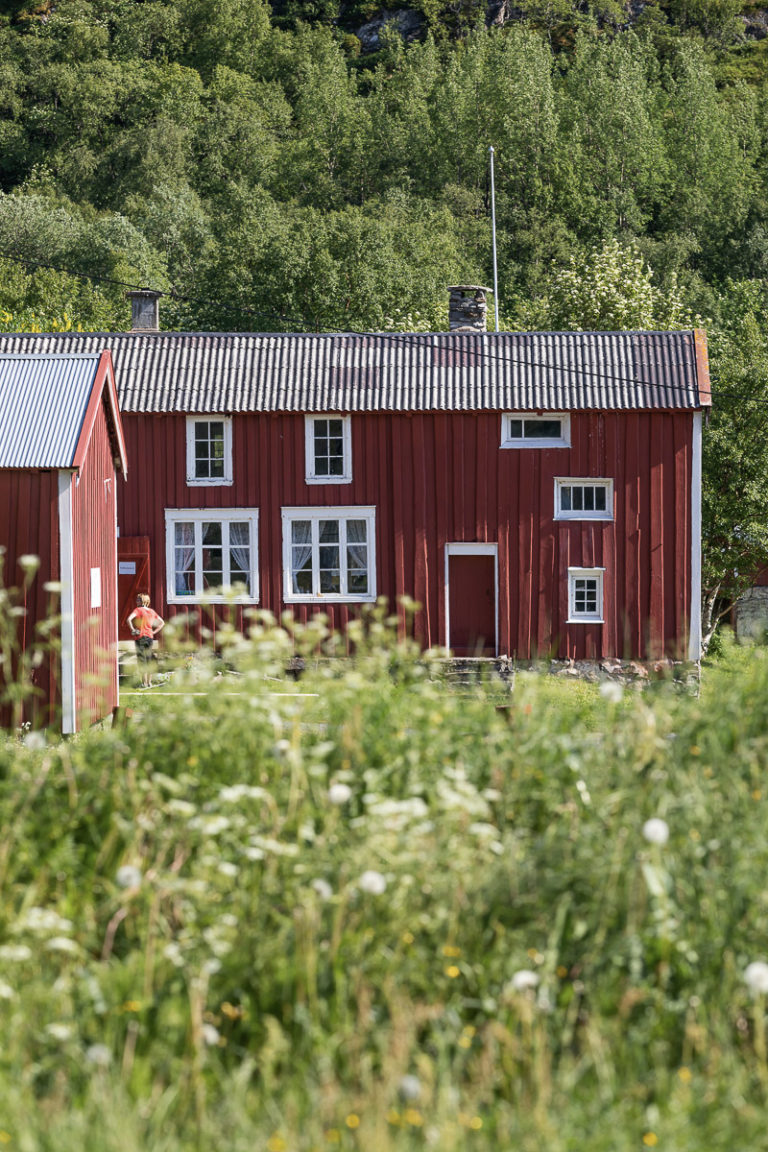Nordvika gamle handelssted er i dag et musum på øya Dønna. © Kathrine Sørgård