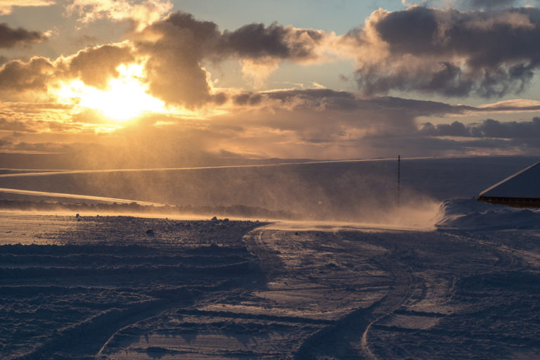 Sola er tilbake på Nordkapp 23. januar © Honningsvågbilder ved Kjell Bendik Pedersen