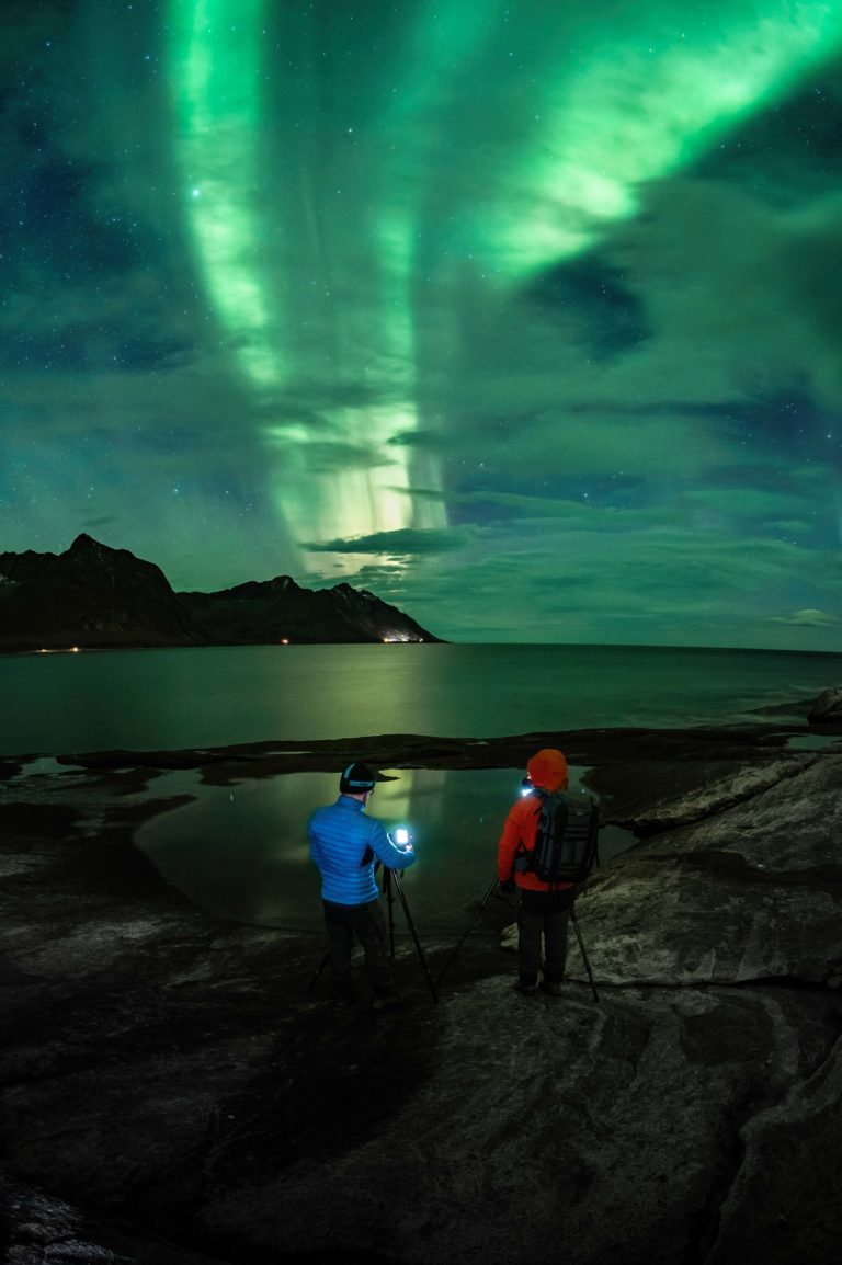 Hvem får det beste bildet av kompisene? © Kristoffer Vangen