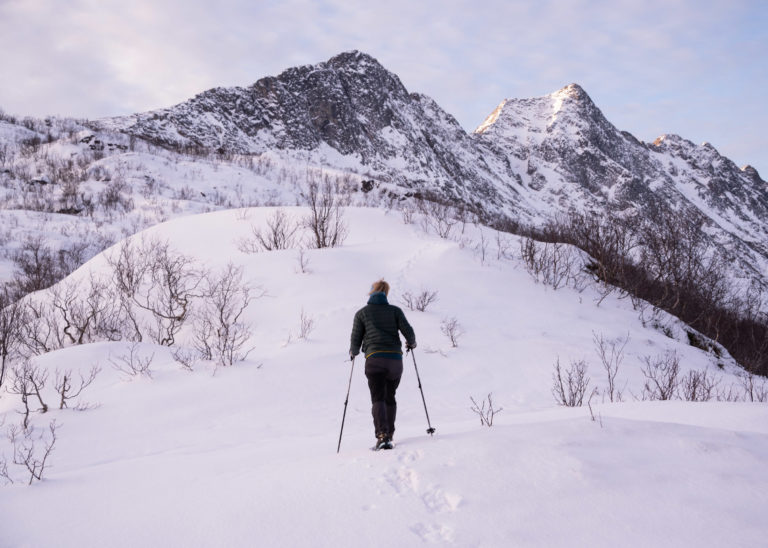 Showshoeing in Senja Landscapes © Virgil Reglioni