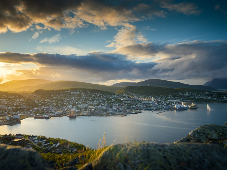 View from Gangsåstoppen Hill as the early Autumn day comes to an end © Jan Schmitt
