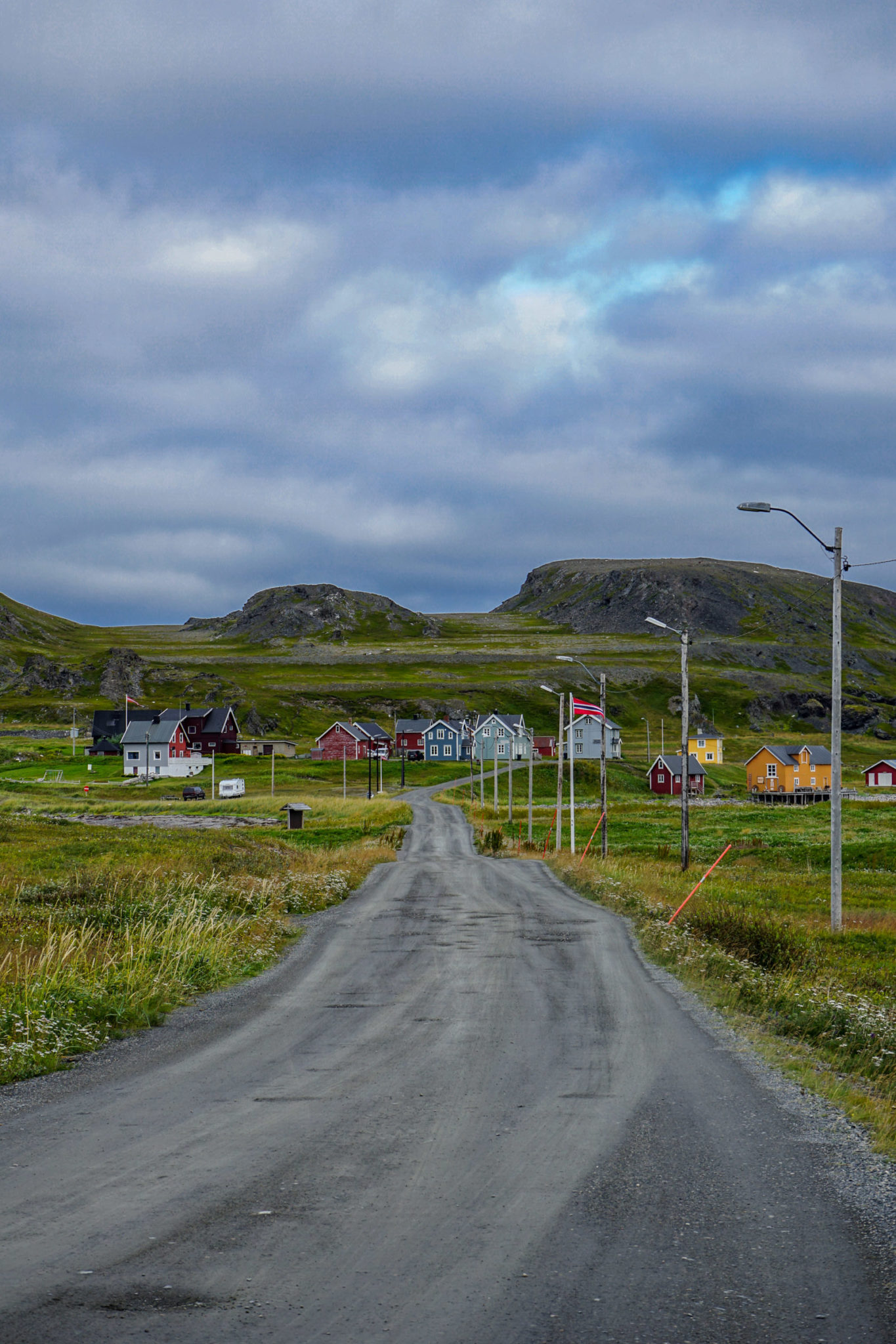 Veidnes is a little collection of 19th c. houses a good mile north of Kongsfjord © Katelin Pell