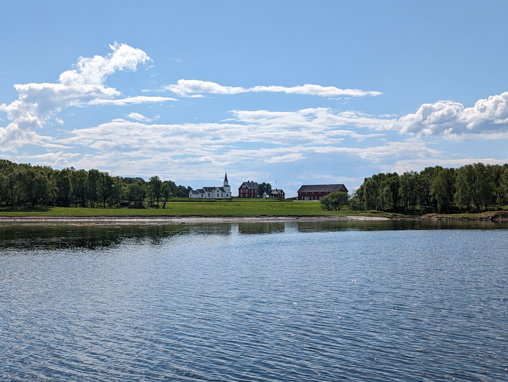 View from the sea towards Tranøya © Wenche Hole