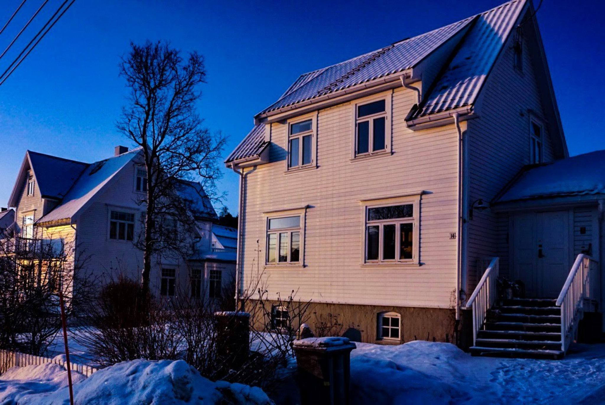 Engenstykket in the soft January sun © Knut Hansvold