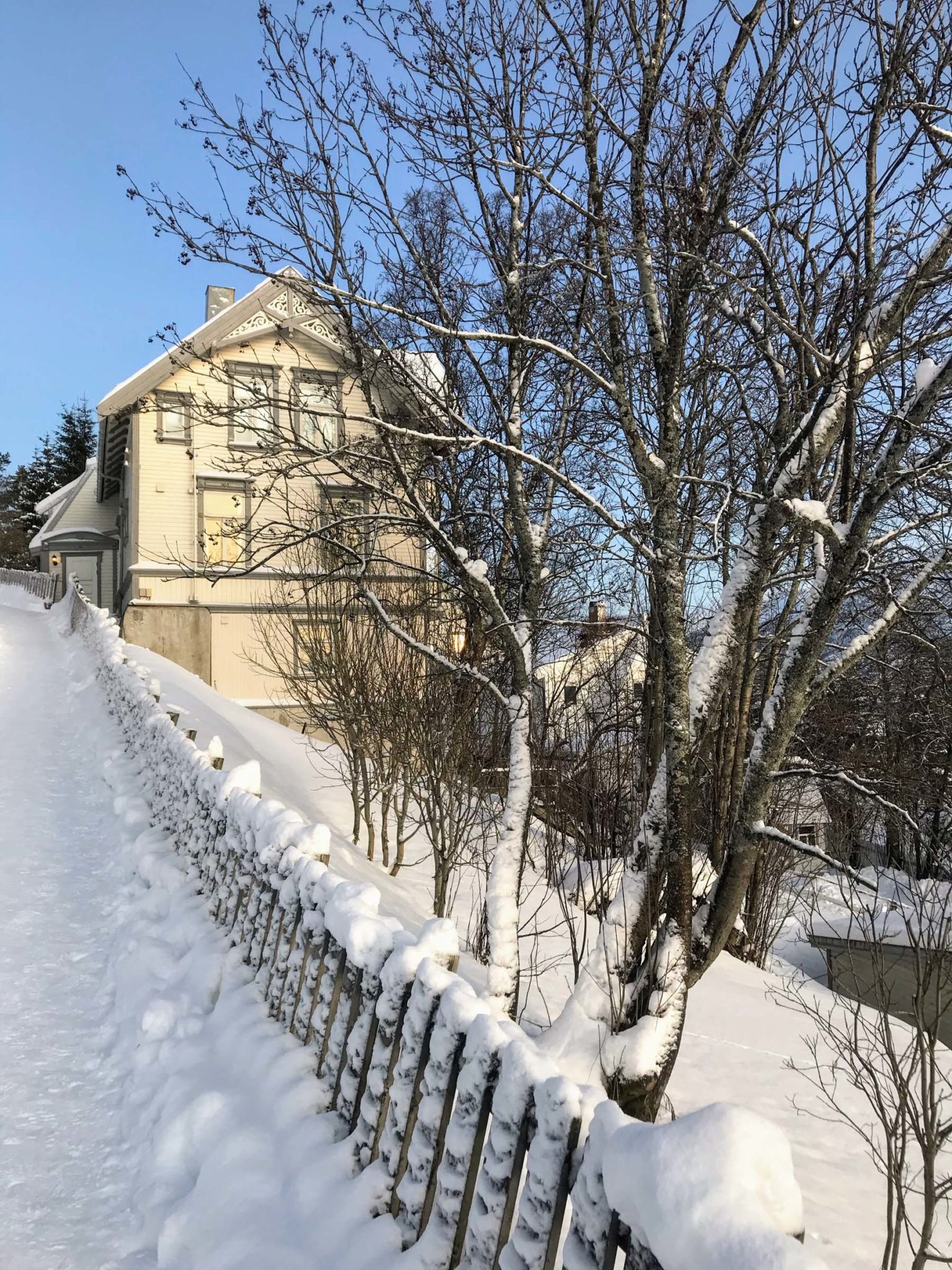 On the way from Skolegata to Dramsvegen via the Andersontrappa, a popular shortcut for people in Tromsø © Knut Hansvold