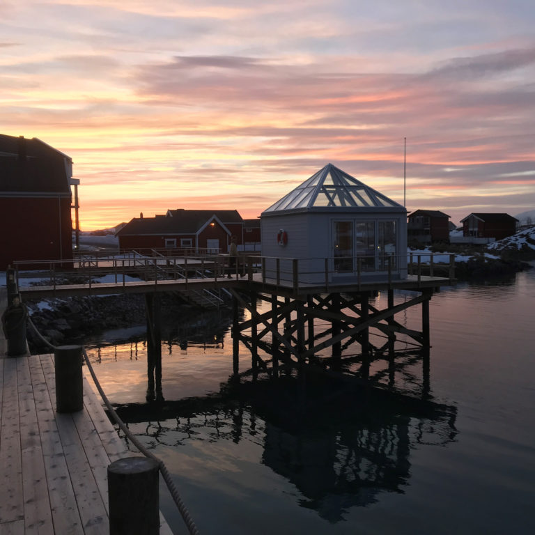 The January light can feel otherworldly here, between sea and fjord – from Sommarøy © Knut Hansvold